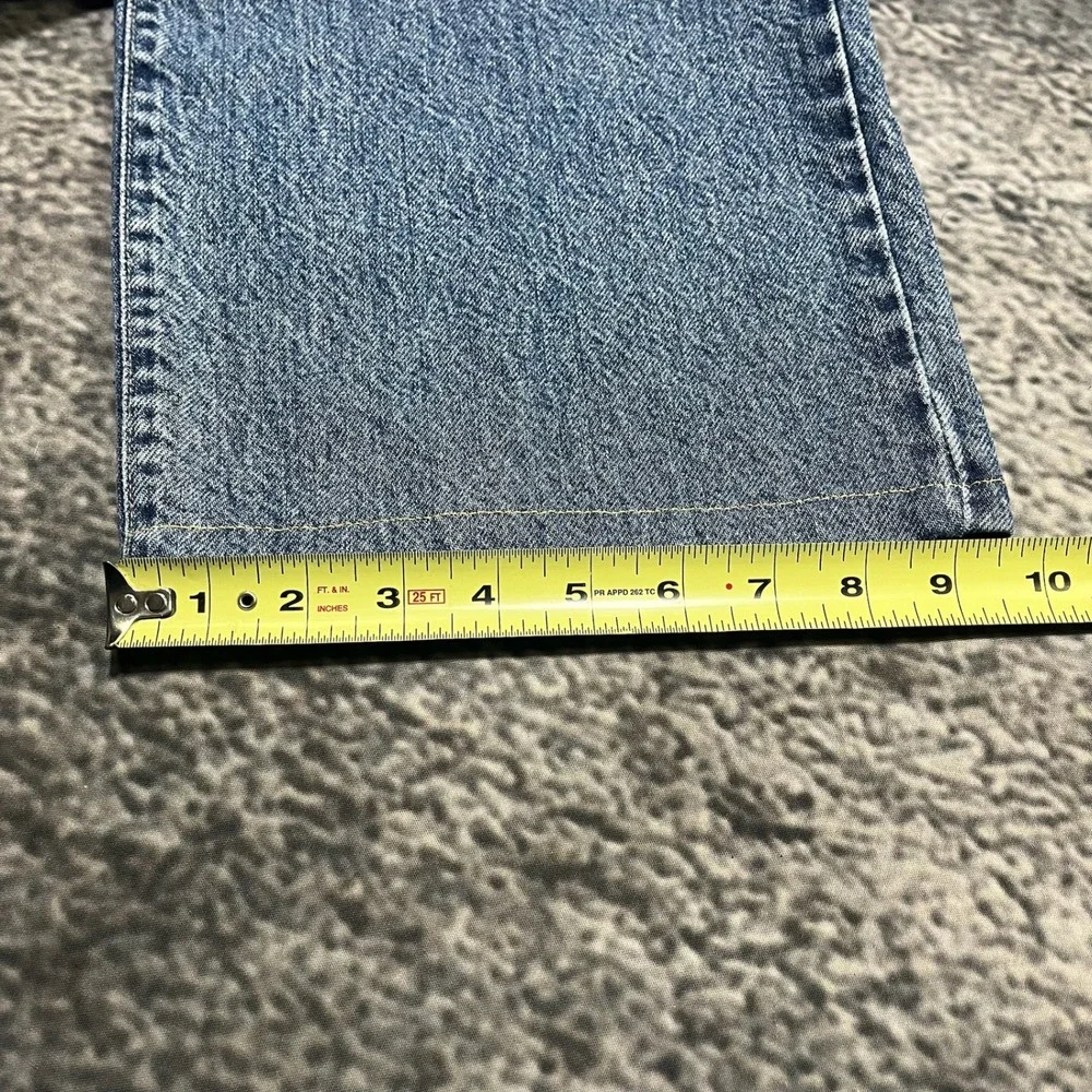 Vintage Lucky Brand Jeans 219 Low Rise Bootcut Mens 33x28 Blue Denim USA 90s Y2K